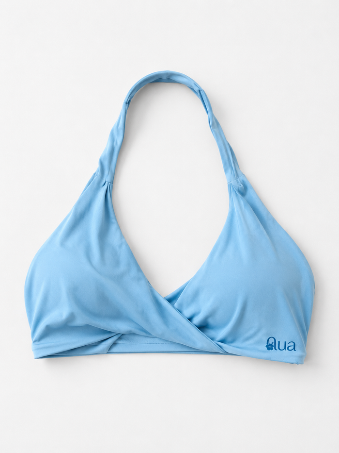 Top Halter Sculpt | Azul Cielo